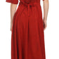 Sakkas Dannee Adjustable Cap Sleeve Caftan Long Embroidered Stonewashed Dress