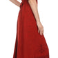 Sakkas Dannee Adjustable Cap Sleeve Caftan Long Embroidered Stonewashed Dress