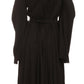Vestido bohemio Sakkas Addyson de manga larga con cuello caído y bordados