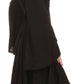Vestido bohemio Sakkas Addyson de manga larga con cuello caído y bordados