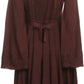 Vestido bohemio Sakkas Addyson de manga larga con cuello caído y bordados