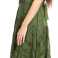 Sakkas Azalea Stonewashed Rayon Embroidery Corset Style Dress