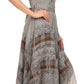 Sakkas Azalea Stonewashed Rayon Embroidery Corset Style Dress