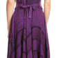 Sakkas Azalea Stonewashed Rayon Embroidery Corset Style Dress