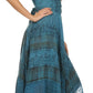 Sakkas Azalea Stonewashed Rayon Embroidery Corset Style Dress