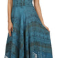 Sakkas Azalea Stonewashed Rayon Embroidery Corset Style Dress