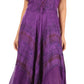 Sakkas Mila Long Corset Embroidered Cap Sleeve Dress With Adjustable Waist