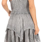 Sakkas Samsa Women's Sleeveless Casual Boho Flared Pixi Stonewashed Midi Dress