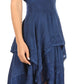 Sakkas Samsa Women's Sleeveless Casual Boho Flared Pixi Stonewashed Midi Dress