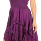 Sakkas Samsa Women's Sleeveless Casual Boho Flared Pixi Stonewashed Midi Dress