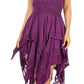 Sakkas Samsa Women's Sleeveless Casual Boho Flared Pixi Stonewashed Midi Dress