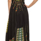 Sakkas Karla Smocked Bust Adjustable Strap Long Dress