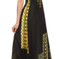 Sakkas Karla Smocked Bust Adjustable Strap Long Dress
