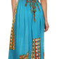 Sakkas Karla Smocked Bust Adjustable Strap Long Dress