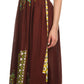 Sakkas Karla Smocked Bust Adjustable Strap Long Dress