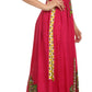 Sakkas Karla Smocked Bust Adjustable Strap Long Dress
