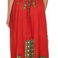 Sakkas Karla Smocked Bust Adjustable Strap Long Dress