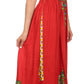Sakkas Karla Smocked Bust Adjustable Strap Long Dress