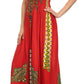 Sakkas Karla Smocked Bust Adjustable Strap Long Dress