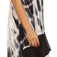 Sakkas Rae Mid Length Tie Dye Hi Low Dress / Cover Up