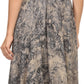 Sakkas Neyva Long Handkerchief Hem Embroidered Dyed Spaghetti Strap Batik Dress