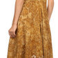 Sakkas Neyva Long Handkerchief Hem Embroidered Dyed Spaghetti Strap Batik Dress