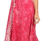 Sakkas Neyva Long Handkerchief Hem Embroidered Dyed Spaghetti Strap Batik Dress