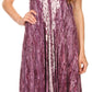 Sakkas Neyva Long Handkerchief Hem Embroidered Dyed Spaghetti Strap Batik Dress
