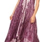 Sakkas Neyva Long Handkerchief Hem Embroidered Dyed Spaghetti Strap Batik Dress