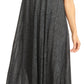 Sakkas Lila Freckled Dyed Cap Sleeve Scoopneck Long Caftan Dress / Cover Up