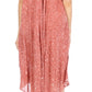 Sakkas Lila Freckled Dyed Cap Sleeve Scoopneck Long Caftan Dress / Cover Up