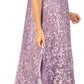 Sakkas Lila Freckled Dyed Cap Sleeve Scoopneck Long Caftan Dress / Cover Up