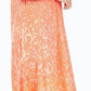 Sakkas Lila Freckled Dyed Cap Sleeve Scoopneck Long Caftan Dress / Cover Up