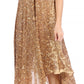 Sakkas Lila Freckled Dyed Cap Sleeve Scoopneck Long Caftan Dress / Cover Up