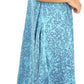 Sakkas Lila Freckled Dyed Cap Sleeve Scoopneck Long Caftan Dress / Cover Up