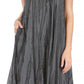 Sakkas Nora Sleeveless Embroidered Short Tie Dye Caftan Dress / Cover Up