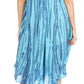 Sakkas Nora Sleeveless Embroidered Short Tie Dye Caftan Dress / Cover Up