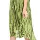 Sakkas Nora Sleeveless Embroidered Short Tie Dye Caftan Dress / Cover Up