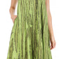 Sakkas Nora Sleeveless Embroidered Short Tie Dye Caftan Dress / Cover Up