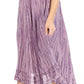 Sakkas Nora Sleeveless Embroidered Short Tie Dye Caftan Dress / Cover Up