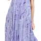 Sakkas Nora Sleeveless Embroidered Short Tie Dye Caftan Dress / Cover Up