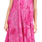 Sakkas Nora Sleeveless Embroidered Short Tie Dye Caftan Dress / Cover Up