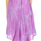 Sakkas Nora Sleeveless Embroidered Short Tie Dye Caftan Dress / Cover Up