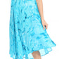 Sakkas Nora Sleeveless Embroidered Short Tie Dye Caftan Dress / Cover Up