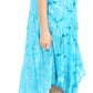 Sakkas Nora Sleeveless Embroidered Short Tie Dye Caftan Dress / Cover Up
