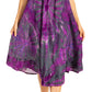 Sakkas Nora Sleeveless Embroidered Short Tie Dye Caftan Dress / Cover Up
