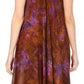 Sakkas Nora Sleeveless Embroidered Short Tie Dye Caftan Dress / Cover Up