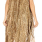 Sakkas  Bree Long Embroidered Cap Sleeve Marbled Dress
