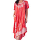 Sakkas  Bree Long Embroidered Cap Sleeve Marbled Dress