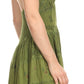 Sakkas Laye Short Adjustable Halter Top Embroidered Floral Batik Circle Dress